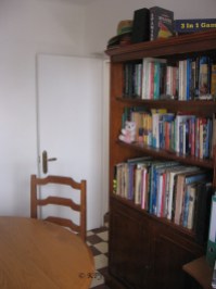 One of many bookcases